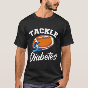 Tackle Diabetes T1d Warrior Diabetes Bewustzijn  T-shirt