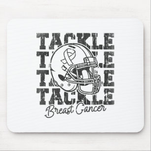 Tackle Football Borstkanker Awareness Fighter &a Muismat