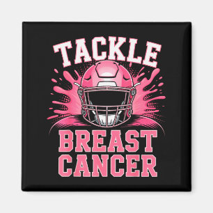 Tackle Football Borstkanker Bewustzijn Nk Lint  Magneet