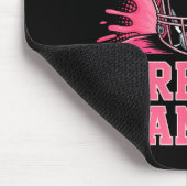 Tackle Football Breast Cancer Awareness Nk Ribbon  Muismat (Hoek)