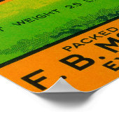 Tackle Grape Label Poster (Hoek)