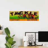 Tackle Grape Label Poster (Thuiskantoor)