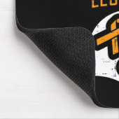 Tackle Leukemia Helmet Orange Ribbon Blood Cancer  Muismat (Hoek)