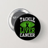 Tackle Lever Kanker Bewustzijnsactie Ronde Button 5,7 Cm (Voorkant /achterkant)