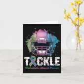 Tackle Metastatic Breast Cancer Awareness Day Voet Kaart (Gele Bloem)