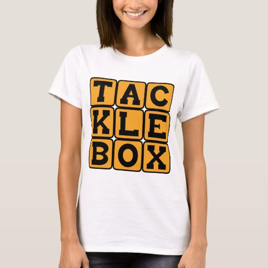 Tacklebox, Visser gereedschapskist T-shirt (Voorkant)