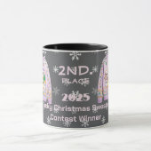 Tacky Christmas Sweater 2nd. Place Contest Winner Mok (Midden)