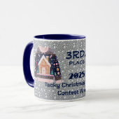 Tacky Christmas Sweater 3rd. Place Contest Winner  Mok (Voorkant links)