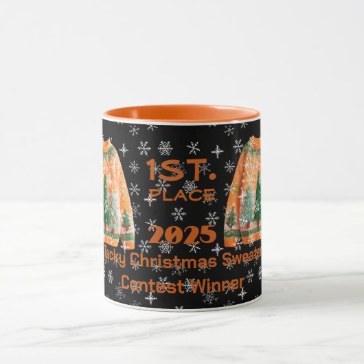 Tacky Christmas Sweater Contest Winner Mug Mok (Midden)