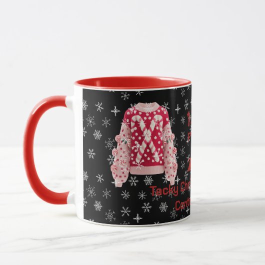 Tacky Christmas Sweater Contest Winner Mug Mok (Links)