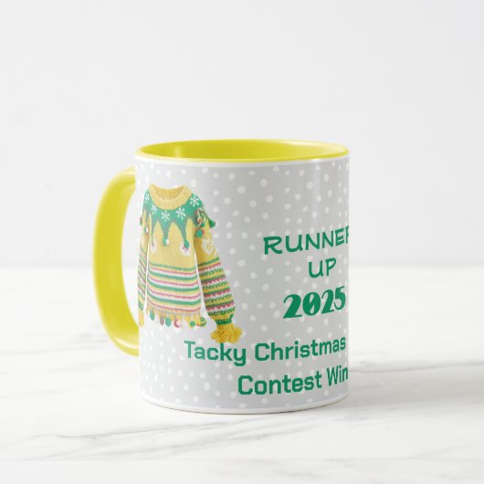 Tacky Christmas Sweater RUNNER UP Contest Winner  Mok (Voorkant links)