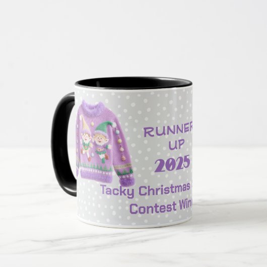 Tacky Christmas Sweater RUNNER UP Contest Winner  Mok (Voorkant links)