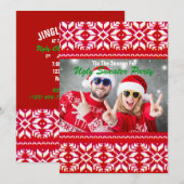 Tacky Christmas Ugly Sweater Party Kaart (Voorkant / Achterkant)