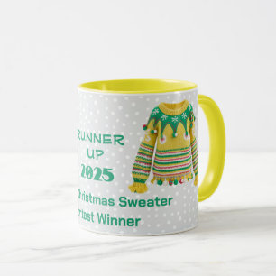Tacky Kersttrui NUMMER TWEE Contestwinnaar Mok