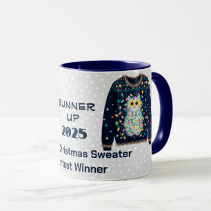 Tacky Kersttrui NUMMER TWEE Contestwinnaar  Mok