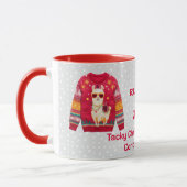 Tacky Kersttrui NUMMER TWEE Contestwinnaar Mok (Links)