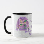 Tacky Kersttrui NUMMER TWEE Contestwinnaar  Mok (Links)