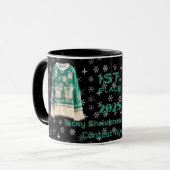 Tacky Kersttrui Wedstrijd Winnaar Mok (Voorkant links)