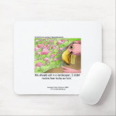 Tacky Pink Flamingos Funny Muismat (Met muis)