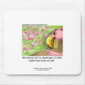 Tacky Pink Flamingos Funny Muismat (Voorkant)