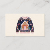 Tacky Sweater Contest Voting Cards Contactkaartje (Achterkant)