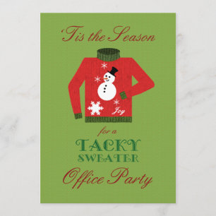 Tacky Sweater Kantoor kerstparty Kaart