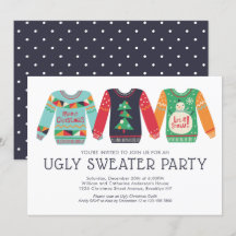 Tacky Ugly Sweater Christmas Retro Vakantie Feest