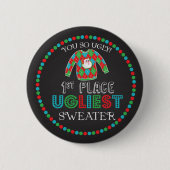 Tacky Ugly Sweater Contest Award Button (Voorkant)