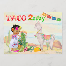 Taco 2sday Birthday Party Invitation Kaart