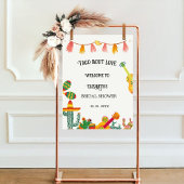 Taco About Love cactus Taco Bruidsdouche Welkom Poster