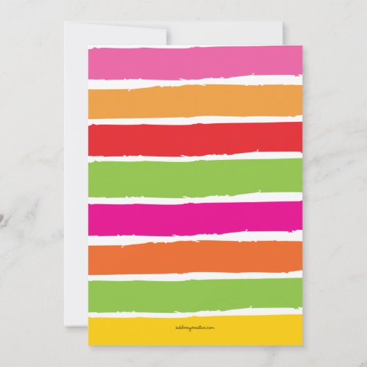 Taco About Love - Krijtbordbruid Kaart (Achterkant)