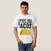 TACO ABS FUNNY MANNEN T-SHIRTS DAD (Voorkant volledig)