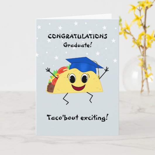 Taco Afstuderen Kaart voor iedereen (Gele Bloem)