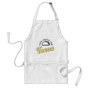 Taco Apron Dit is voor Tacos Standaard Schort
