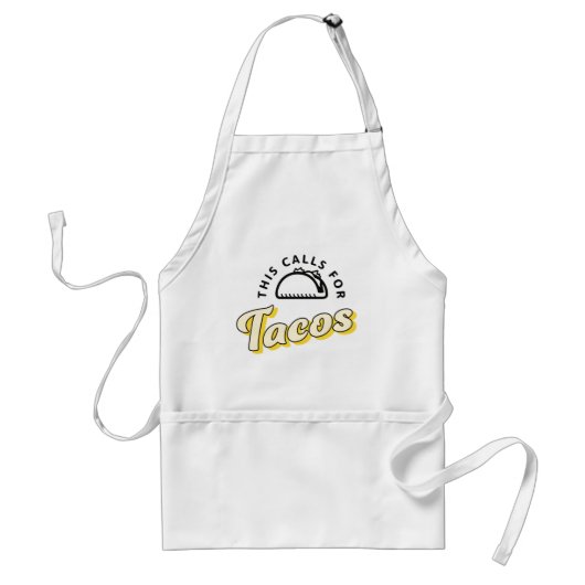 Taco Apron | Dit is voor Tacos Standaard Schort (Voorkant)