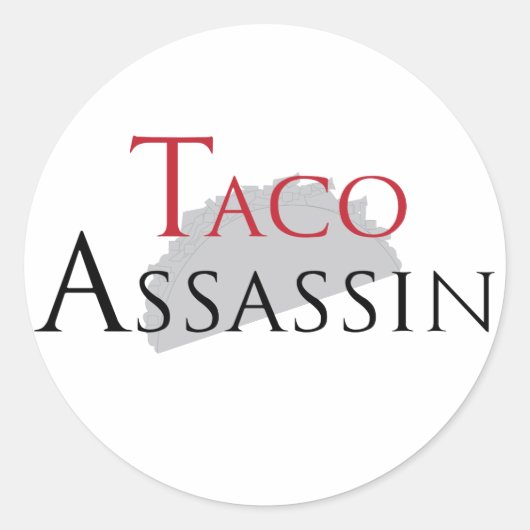 Taco Assassin Stickers (Voorkant)