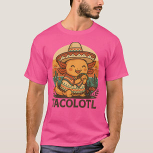 Taco Axolotl Funny Axolotl Taco Lover voor volwass T-shirt
