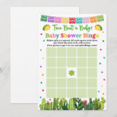 Taco Baby Shower Bingo Spel Advieskaart (Voorkant / Achterkant)