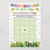 Taco Baby Shower Bingo Spel Advieskaart (Voorkant)