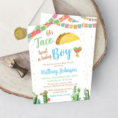 Taco Baby shower Invitation Boy Fiesta Mexican Kaart