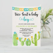 Taco baby shower, Mexicaanse feestjes Kaart (Staand voorkant)