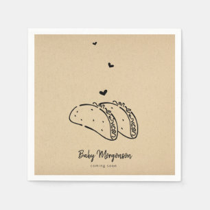 Taco Baby Shower Servet