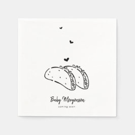 Taco Baby Shower Servet