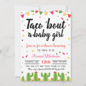 Taco baby shower uitnodiging taco over een baby me (Voorkant)