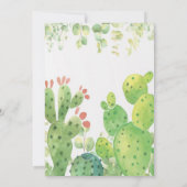 Taco baby shower uitnodiging taco over een baby me (Achterkant)