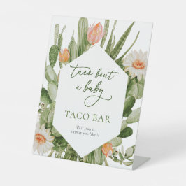 Taco Bar Baby shower Teken Reclamebord Met Voetstuk