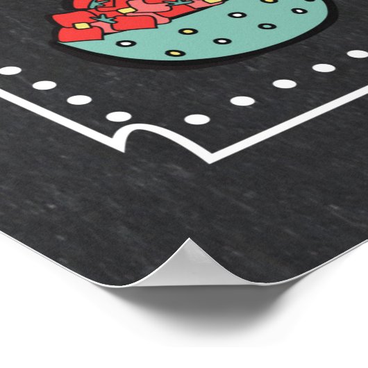 Taco Bar Menu Feestbord Poster (Hoek)