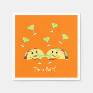 Taco Bar Paper Napkins Servet