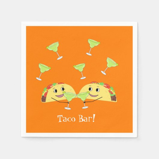Taco Bar Papieren servetten (Voorkant)