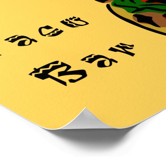 Taco Bar Poster (Hoek)